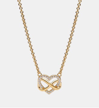 Collier Cœur Infini Scintillant - Pandora - Doré