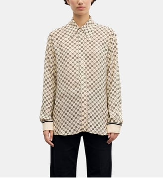 Chemise fluide à monogramme - JIMI - Gerard Darel - Écru