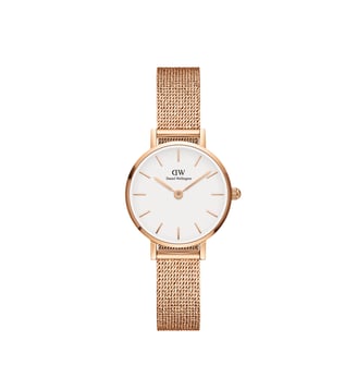 Montre Petite Blanc DW00100447 - Daniel Wellington - Doré rosé