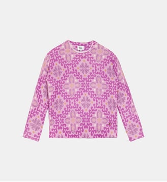 Pull col rond imprimé ehnique MADY - La Petite Etoile - Cowboy