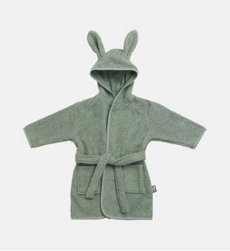 Peignoir en éponge lapin - Jollein - Vert
