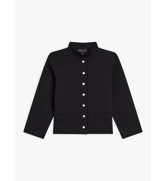 blouson Tambourin en coton noir - Agnès b. - Noir