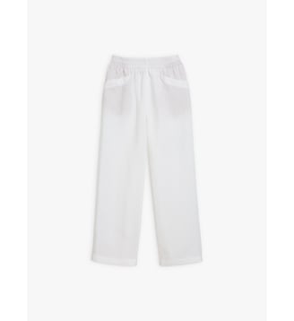 pantalon New Moulin en lin blanc - Agnès b. - Blanc