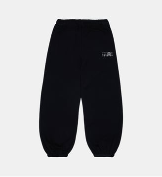 Pantalon en molleton avec logo - MM6 Maison Margiela - Noir