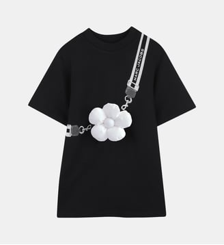 Robe manches courtes - Marc Jacobs Kids - Bleu marine