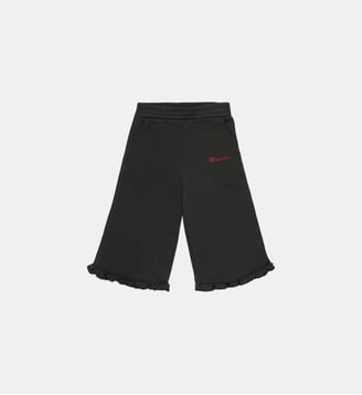 Pantalon en molleton avec volants - Marni - Gris foncé