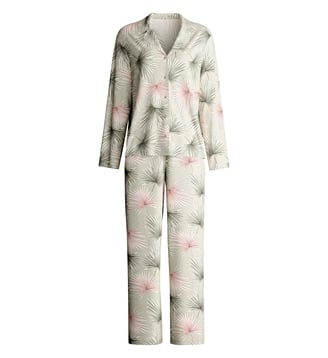 Pyjama boutonné sur toute la longueur Leaf Dreams Calida