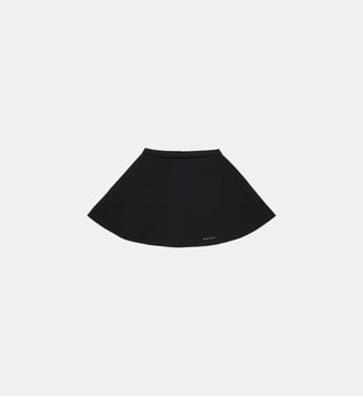 Mini-jupe avec logo - Marni - Noir