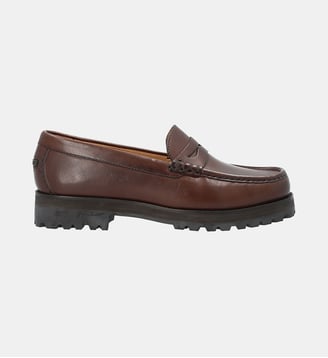Mocassin montauk - cuir lisse - Fairmount - Marron foncé
