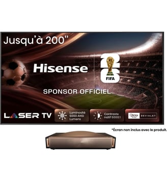Vidéoprojecteur home cinéma L9Q 2025 - Hisense - Marron