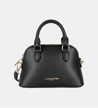 Petit sac demi lune Sierra Jia en cuir - Lancaster - Noir