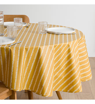 Nappe ronde coton enduit La Redoute Interieurs