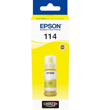 Cartouche d'encre Ecotank Bouteille 114 Jaune - Epson - Jaune