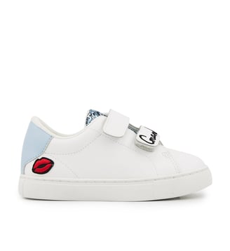Baskets En Cuir Mini Edith Grande Soeur - Bons Baisers - Blanc