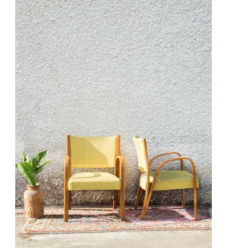 Fauteuil Steiner Jakob N°312- Produit chiné - Debongout - Vert