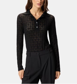 T-shirt body en dentelle Pinko