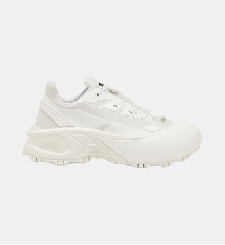 D-Cage Runner-Sneakers en ripstop avec bordure en TPU - Diesel - Blanc