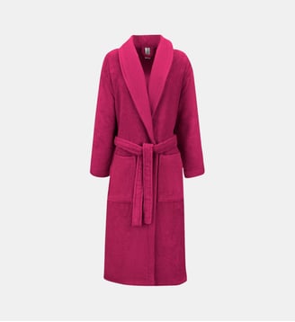 Peignoir pur coton - Garnier Thiebaut - Orange et rose
