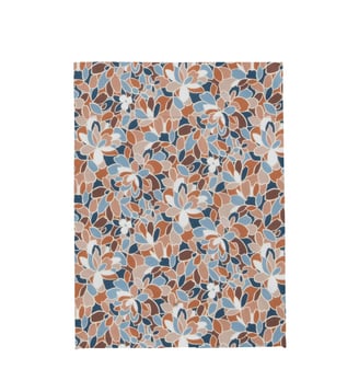 Drap housse uni en percale de coton, bonnet de 35cm, PREMIÈRE - Essix - Orange et bleu