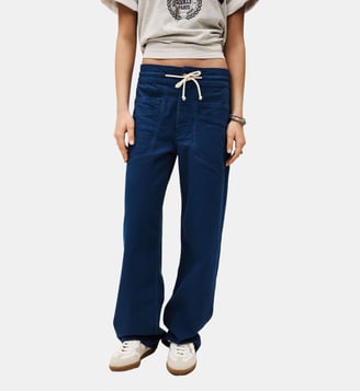 Pantalon droit Fima - Ba&sh - Bleu
