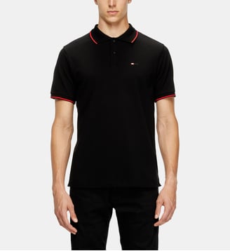 Polo avec micro broderie Diesel - Diesel - Noir
