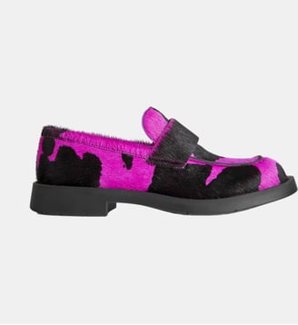 Mocassins cuir Mil-1978 - Camperlab - Rose