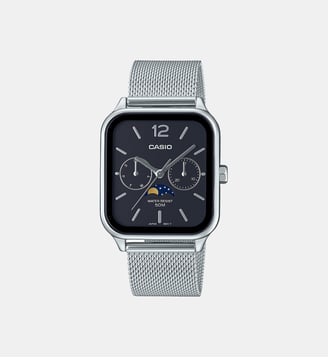Montre Vintage Noir MTP-M305M-1AVER - Casio - Argenté