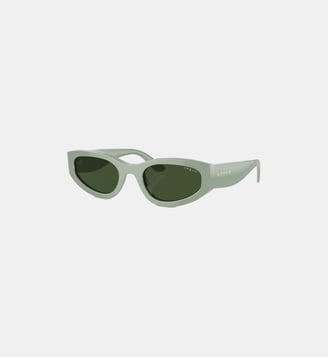 Lunettes de soleil Irrégulier VO5585S - Vogue - Vert foncé