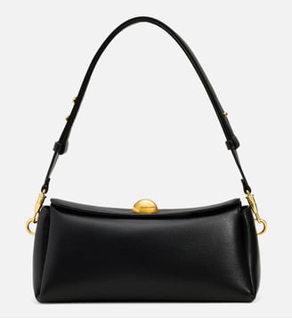 Sac Carrousel unisexe en cuir de veau - AMI Paris - Noir