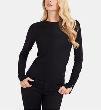 Pull ras-du-cou - Guess - Noir