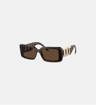 Lunettes de soleil Rectangulaire TF4197 - Tiffany & Co - Havane