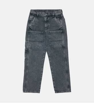 Jean coupe regular à effet délavé – D‑Berr - Diesel Kids - Gris foncé