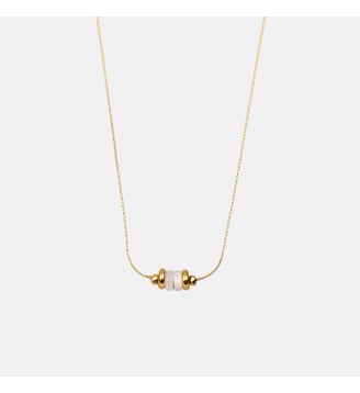 Collier Eléora - Les Cléias - Blanc