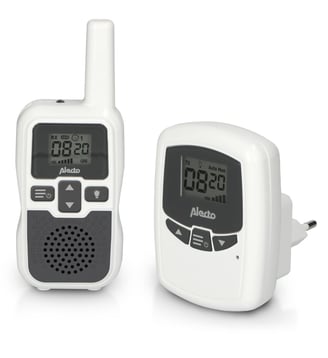Babyphone d'extérieur (portée 3km) - Alecto - Blanc