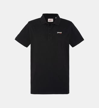 Polo basique en maille piquée - Schott - Noir