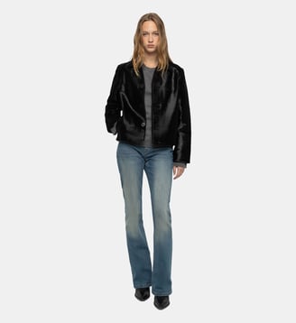 Blouson Lessa Cuir - Zadig&Voltaire - Noir
