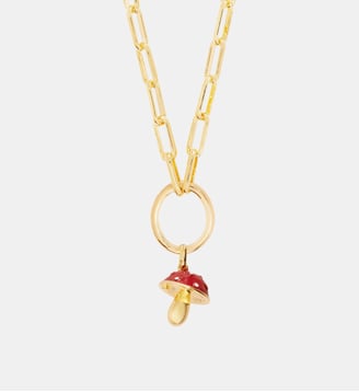 Pendentif Champignon, Mystère et Résilience - Les Néréides - Multicolore