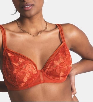 Soutien-gorge avec armatures Magnolia orange Maison Lejaby