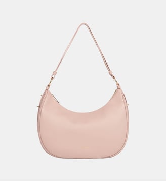 Grand sac besace Milano Aria cuir - Lancaster - Nude