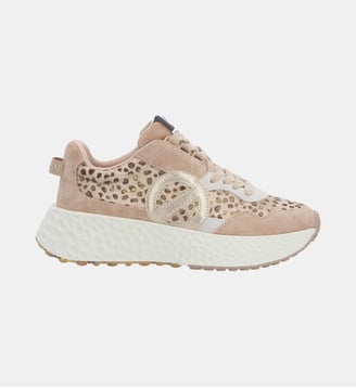 CARTER JOGGER W - BEIGE/LEOPARD - No Name - Beige