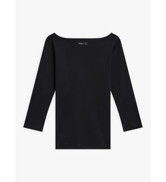 t-shirt en coton - Agnès b. - Noir