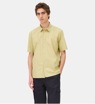 Chemise ajustée Rio Ecru stripes - Noyoco - Pistachio