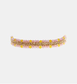 Bracelet perles tissées réglable OLINDA - Hipanema - Rose