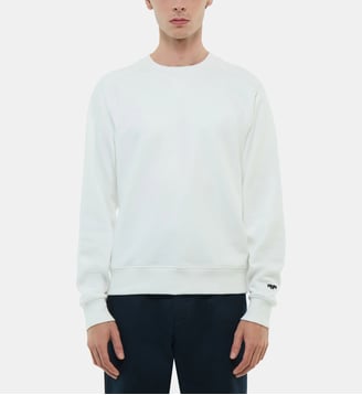 Sweat en jersey de coton - Fursac - Blanc