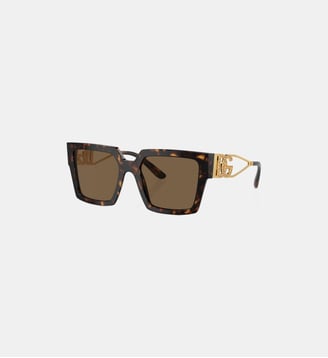 Lunettes de soleil Carré DG4446B - Dolce & Gabbana - Marron foncé