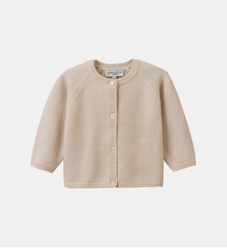 Cardigan en cachemire Bébé - Cyrillus - Écru