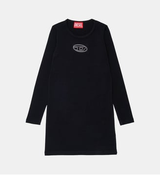 Mini-robe avec logo - Diesel Kids - Noir