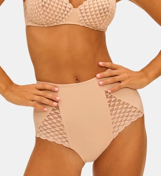 Culotte taille haute, light contrôle - Peau Rosée - Simone Pérèle - Beige clair