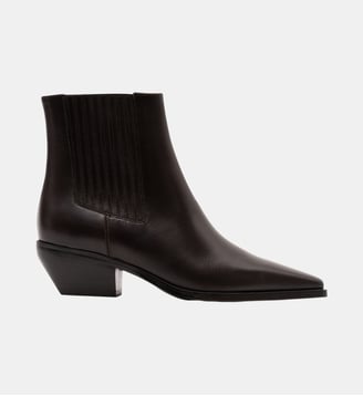 Kira - Bottines En Cuir Veau Lisse Expresso - Parallèle - Expresso