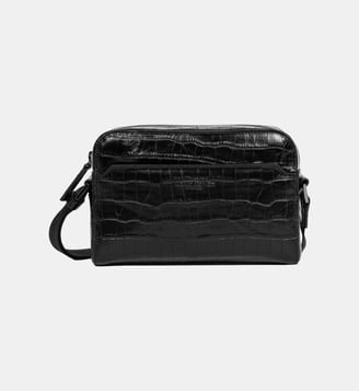 Sac trotteur Exo Root en cuir - Lancaster - Noir